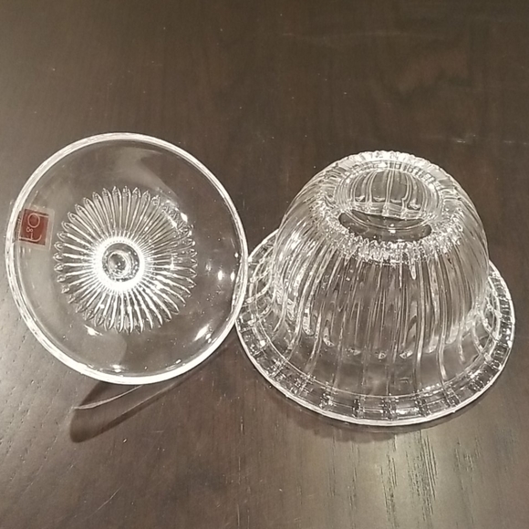 Paşabahçe Crysta Candy dish w/ lid. NIB - Picture 11 of 16